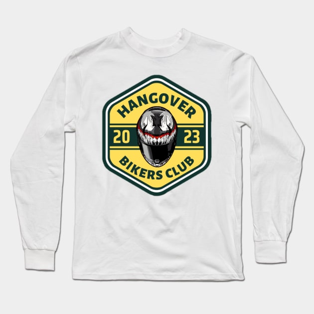 Hangover Bikers Club Long Sleeve T-Shirt by VM04